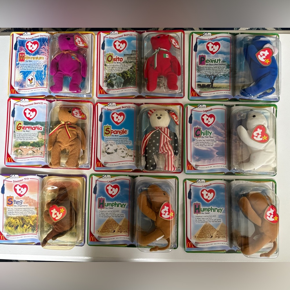 Vintage Ty Ronald McDonald Teenie Beanie Babies 2000’s Collection